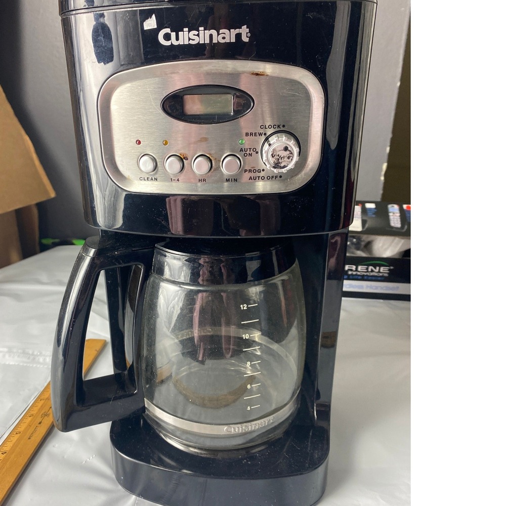 Cuisinart 12 Cup Drip Coffee Maker Programmable Glass Carafe Tested‎